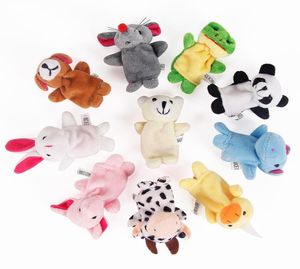 Sogar Mini Animal Finger Baby Plüsch Spielzeug Fingerpuppen spricht Requisiten Tiergruppe Stoffed und Stofftiere Spielzeug Geschenke gefroren 2592474