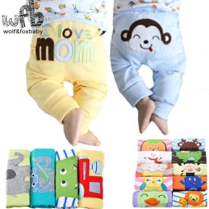 Pantolon perakende 5pcs/paket 02 yaş pp pantolonlar pantolon bebek bebek karikatür için erkek kızlar giyim