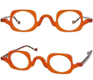 Mode solglasögon ramar personlighet nisch designer ögonmewear vintage handgjorda acetat optiska läsglasögon män roliga glasögon ocu7452825