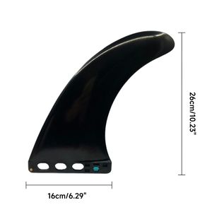 9inch Surfing Fin Longboards& SUPs Single Fin Replacement Fin Surfing Accessories for Longboards, Surfboard, Paddleboard