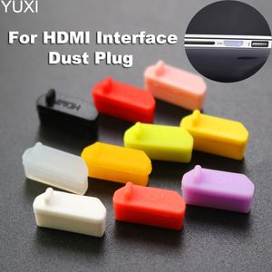 10pc Soft Silicon Notebook HDMI Staubstopfen Universal Anti-Dust Cap Schutzkautschukabdeckung für HD-Schnittstelle Computer Motherboard