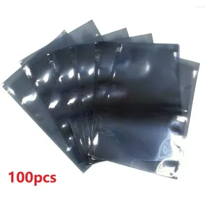 Storage Bags 2024 Brand Factory Workshop Electronic ESD 100Pcs APET/CPP Anti-Static Dust-Proof Moisture-Proof