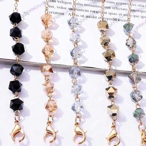 Brillenketten Bohemian Crystal Perle Brillenkette Kettenbindung Gesichtsmaske Kette Bracket Brille Seil Sonnenbrille