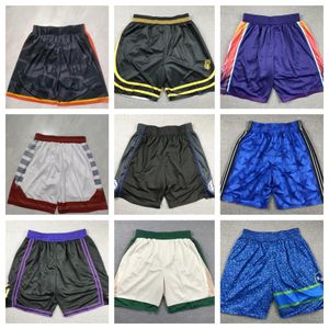 Team Basketball Shorts City Gold Running Sports Clothes Size S-XXL Mix Match Order High Quality