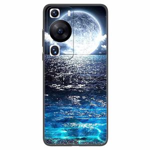 Für Huawei P60 Pro Case 6.67 '' Stoßdes weicher TPU Silicon Wolf Lions Cover für Huawei P 60 / P60PRO / P60 Art Phone Case