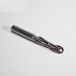 10pcs 3,175/4/6mm de moagem de nariz de esfera 2 flautas bit de roteador para carboneto de madeira moinhos de extremidade cortadores de cabeça redonda ferramentas de metal cnc