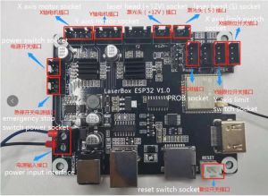 Atomstack Special 10W 20W Laser Engraving Machine Integrated Power Cord Replacement For A20 S20 X20 PRO Laser Cutting Engraver