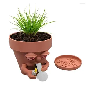 VASES PLINT POT CARTOON COTEMAN RESIN POTTED HOME PLANTS