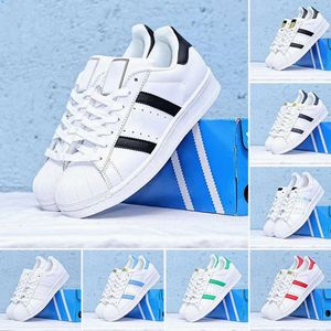 Designer Shoes Casual Shoes Superstar Men Women Super star Plate-Forme Sneakers Low White Sneakers Fashion Flat Trainer Triple White Black University Foundation