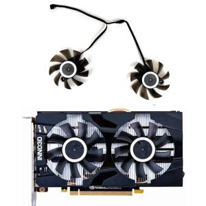 Pads Nowe 75 mm CF12915S GTX1660TI GTX1660 RTX2060 KARTA WIDOWEGO FAN CARTOR DO INNO3D GeForce GTX 1660 TI 1660 RTX 260 Twin x2 GPU wentylator GPU