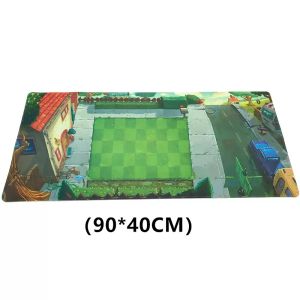 Växter vs zombies Toy 2 Game Mat Combat Blueprint Battle Map Bulk Parts Anime Pvz Large Mouse Pad