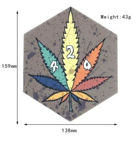 MOQ1 Silicone Dabbing Mattlifunction tapetes Ferramentas de cozinha Padrões de impressão não estacionamentos de cera Padrões de impressão PAD57220951155921