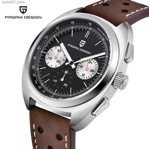 腕時計Pagani Design Mens es luxury Quartz手首ar Sapphire Speed Chronograph Retro Dial Clock reoj hombre 2023