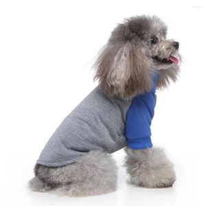 Roupas de vestuário para cães para cães grandes roupas de estimação colorida colorida listrada pulôver de gola alta de duas pernas fêmea média
