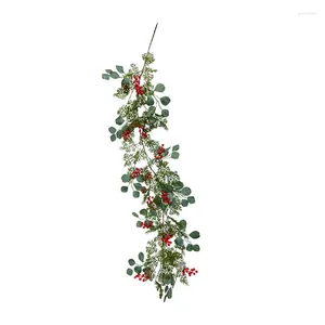 Flores decorativas Artificial Christmas Vine Grus