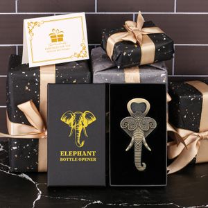 Lkkcher Elephant Gifts for Women Women Beer Bottle abridor com caixa de presente Idéias de elefante nariz saca -rolhas do dia dos pais originais homens presentes homens