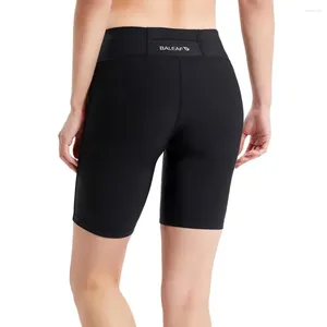 Running Shorts Baleaf Women's 7 -calowy trening fitness rowerzystny kieszonkowy joga trening Spandex