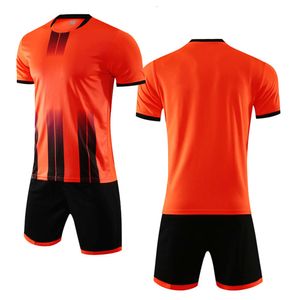 New Striped Football Suit Mens Match Training Team Shirt Breathable Football Suit Childrens Sports Fitness Suit