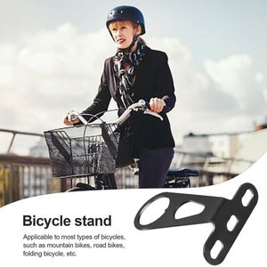 Cykelkorg Supportfäste Cykelmontering Front Light Basket Holder Universal Accessory for Folding Bikes Mountain Bikes