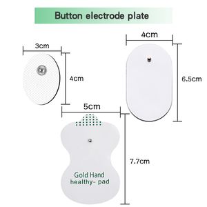 50/100pcs Eletrod TENS SUBSTITUIÇÃO EMS PADS PACTO DE EMSTUROS NERVOS ESTIMULADORES DO MUSCURO PACHE para terapia fisioterapia Massageador do corpo