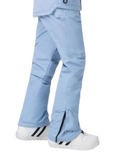 Pantaloni da sci imbottiti addensato addensato autunno donna inverno uomini pantaloni impermeabili a pile morbida fodera per i pantaloni da passeggio all'aperto