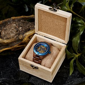 Bobo Bird Wood Mechanical Watch Men RelogioMasculinoBig Mens Watch