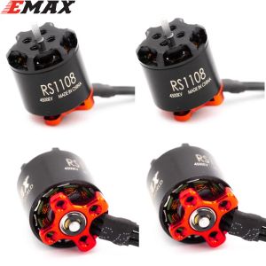 Drones 1 / 4 Pcs Emax Rs1108 4500kv 5200kv 6000kv Racing Edition Motor for Rc Helicopter Quadcopter Fpv Multicopter Drone