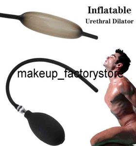 Massage Uppblåsbar urinrörskatkateter Urethra Masturbator Manlig könsskydd Sexleksaker för män Chastity Penis Dilatore6500548