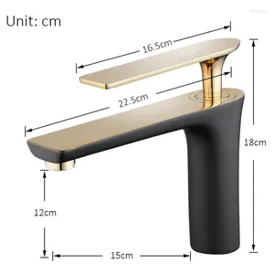 Bathroom Sink Faucets Vidric Matte Black Gold Brass Basin Faucet Cold Water Mixer Tap Chrome Toilet Torneira Banheiro