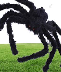 Für Party Halloween Decoration Black Spider Haunted House Prop Indoor Outdoor Giant 3 Größe 30 cm 50 cm 75 cm8812146