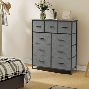 1pc Bedroom Dresser, Drawers Sturdy Metal Frame Tall Rack, Lightweight Quick Assemble Cabinet, Home Aesthetics Decor, Storage & Organization for Entryway,