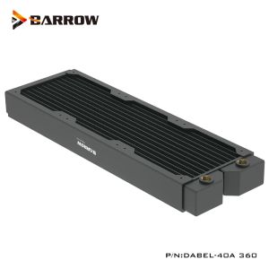 Fans Barrow 120mm X3 40mm Thick Copper Radiator 360mm Suitable 12cm Series Computer Triple 120mm Fan Heatsink,dabel40a 360