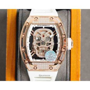 Guarda Orologi di lusso per Mens Mechanical Richa M Diamond Mens Silicone Swiss Brand Designer Sport Owatch N56Q N56Q