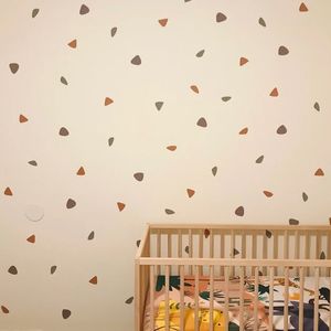 Triangles Baby Girl Room Wall Sticker For Kids Room Baby Boy Room Decor Kids Bedroom Home Decor Childrens Bedroom Wall Decor