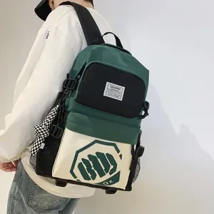 Backpack Student Schoolbag Waterproof Sports Outdoor Camping Men Large Capacity Girls Shoulder Bag Fashion Trendy Travel Handbag