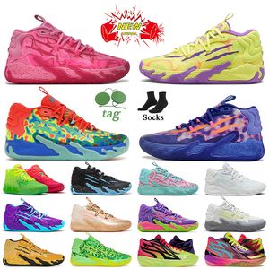 Lamelo -Ballschuhe Mb.03 02 01 von One Wings Blue Hive Queen City Gotic Guttermelo Porsche Pink Chino Hills Rick Morty Basketball Lamelos Trainer Og Original -Turnschuhe