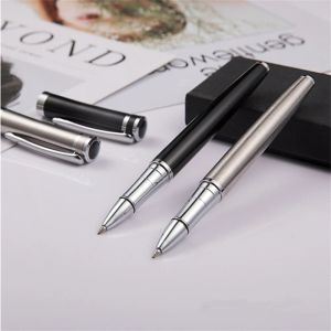 PENS Nuova Highquality Ballpoint Pen Pen Metal Signature penna oleosa per la scrittura Office Learning Allsteel RollPoint Pen Regalo per la penna Business