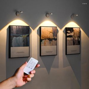 Lampada a parete LED USB Ricarica in wireless Dimmabile Sensore soggiorno Soggiorno Decorazione DECORAZIONI DECOLAZIONI Night Light