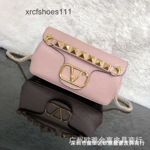 Stud Valenn Bags Rivet Style Cow Shoulder Cross Designer New One Leather Diagonal Handbag Women High-End Bag Rock Head Purse NTDM