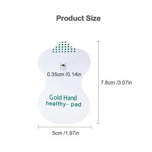 50pcs On Tens Elektrot Yapıştırıcı Jel Padleri Gövde Akupunktur Terapisi Masaj Terapötik Nabız Stimülatör Elektro Çıkartmalar Değiştir