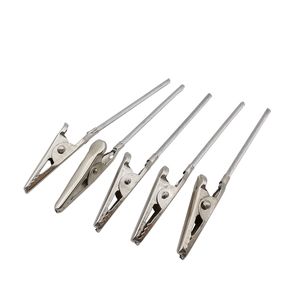 50 pezzi test metallico clips clip per accessori per accessori fai -da -te per test elettrici da 8 cm da 10 cm da 12 cm Lenght