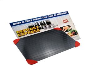 Fast Defroost Magasy Aluminium Alloy Texture Defrost Plate Steak Frozen Matkött Tina Bord Kök Tina Gadget Tool Drop 8981866