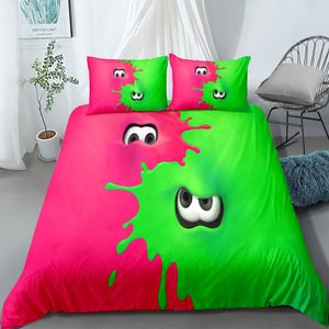 3D SPLAT Game Duvet Cover UK Single Double King Us Twin Full Size Bed Set