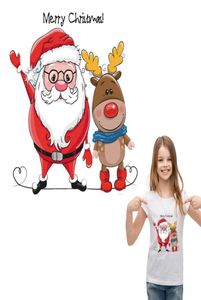 Frohe Weihnachtsflecken für Kleidung waschbarer Eisen auf Aufklebern Heat Transfer Mode DIY Accessoire Kleidung Aufkleber auf Kleidung3932424