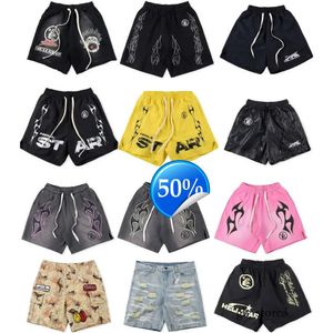 Hellstar Shorts Men Designer Short Pants Casual Beach Basketball Running Faction Fashion Star New Style Hip Hop 576