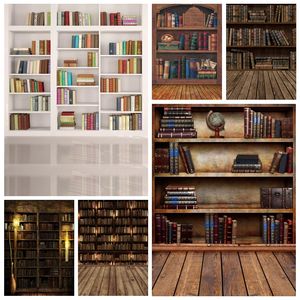 Yeele Bookshelf Photography Biblioteca Livros da Biblioteca