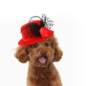 犬のアパレルペット卒業犬の帽子帽子ファッション装飾トップハット紳士猫キャップカウボーイズシャツバースデーパーティー