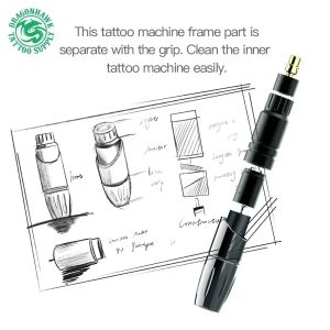 Mast Tattoo P10 Rotary Tattoo Machine Professional Makeup Permanent With Ink Pro Igle Tattoo Maszyna kompletna