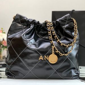 22väska lady handväska med lådesdesignväska tote påse lyxväska crossbody väska axel väska äkta läder kvinnors väska mode shopping väska spegel hög kvalitet