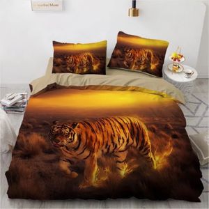 Set di biancheria da letto 3D per animali da letto per animali da 2/3 pcs Queen Regen King Twin Size Dvet COPERCHI